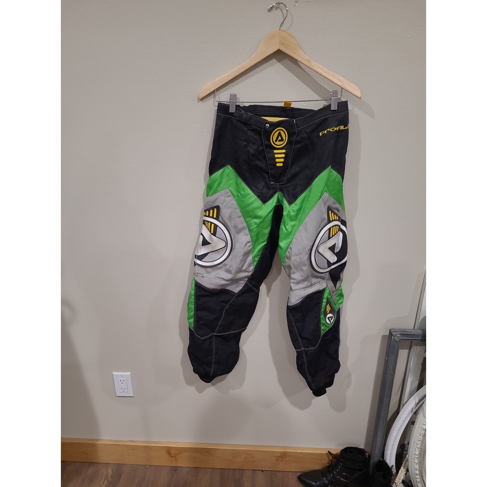 ACERBIS‎ Profile 03 dirt bike riding pants motocross men's SZ 32 green black